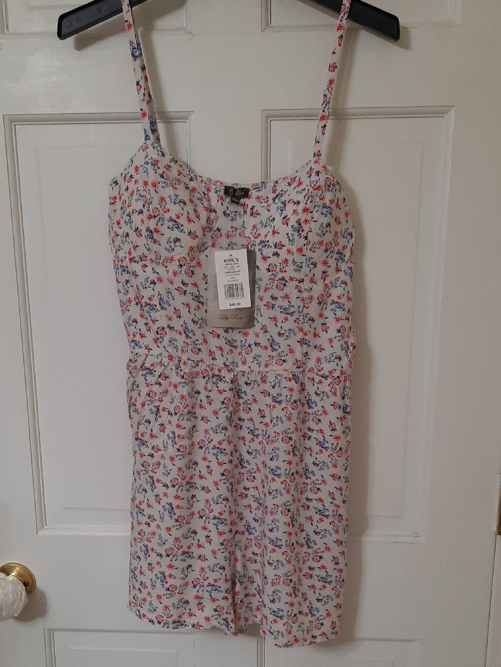 NWT LILY ROSE MULTICOLOR REd/ WHITE/,BLUE FLORAL SKORT   SZ XL